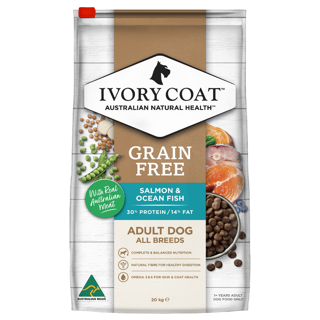 Ivory Coat K9 Adult Grain Free Salmon & Ocean Fish 20kg