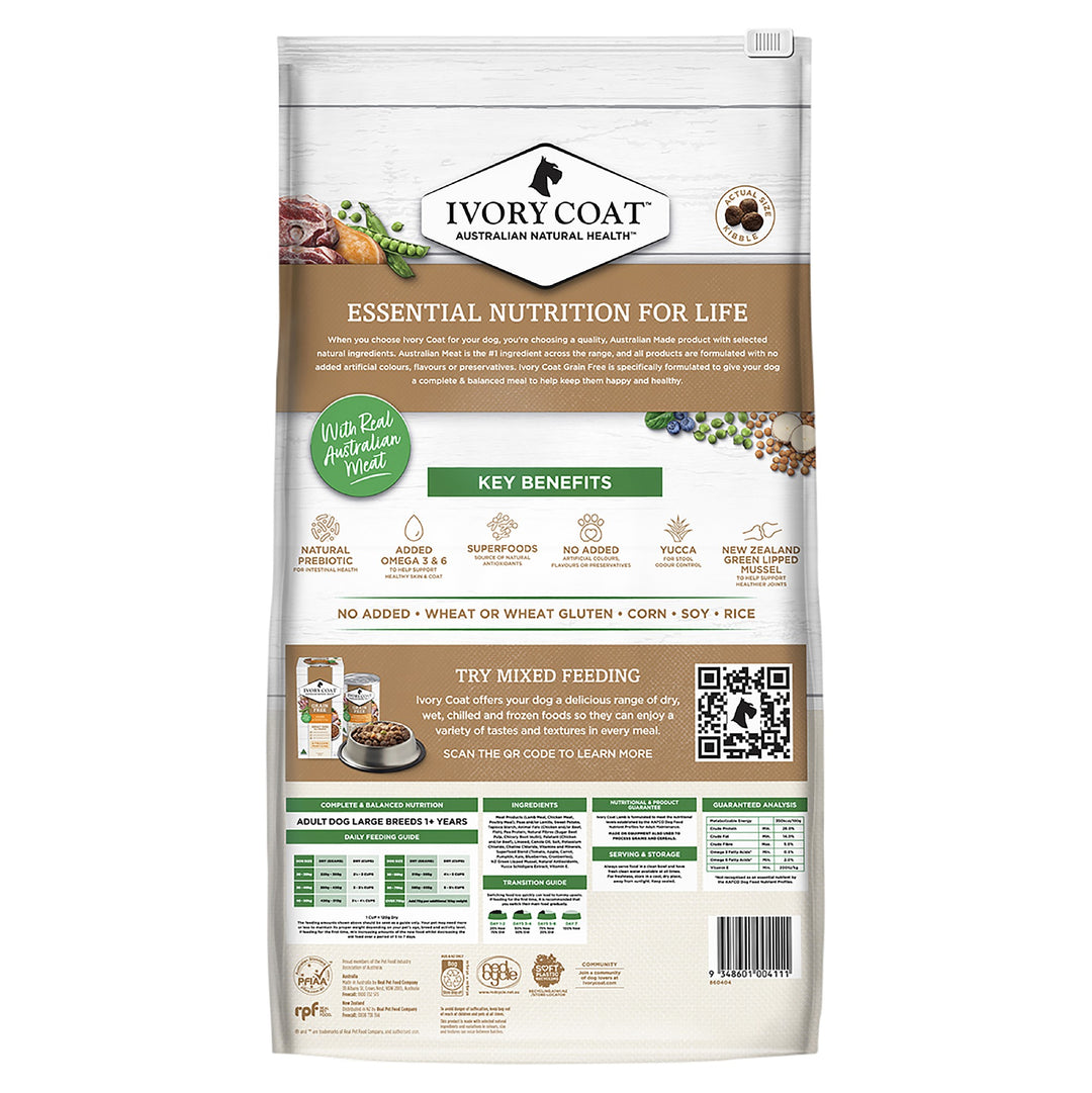 Ivory Coat K9 Adult Large Breed Lamb 13kg