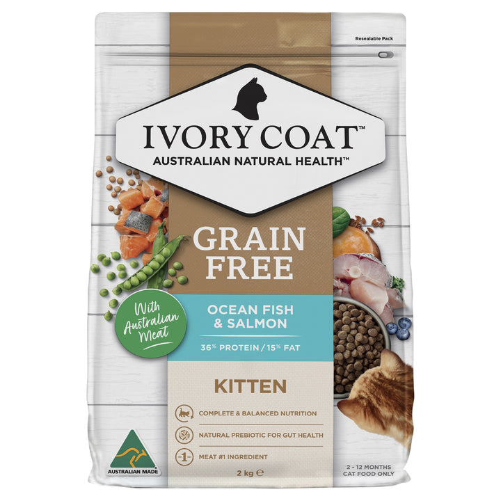Ivory Coat F/l Kitten Ocean Fish & Salmon 2kg