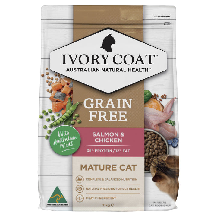 Ivory Coat F/l Mature Salmon & Chicken 2kg