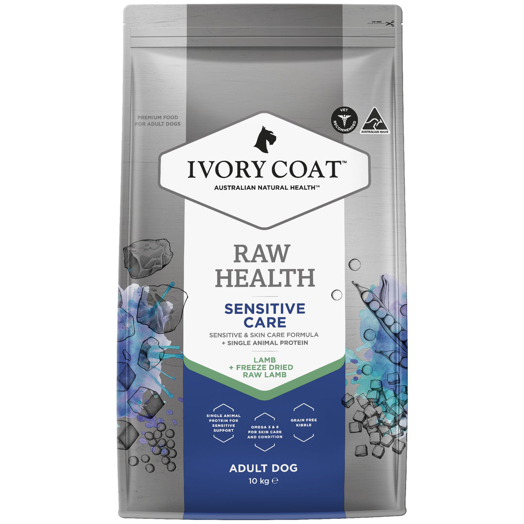 Ivory Coat K9 Raw Health Sensitive Care Lamb 10kg