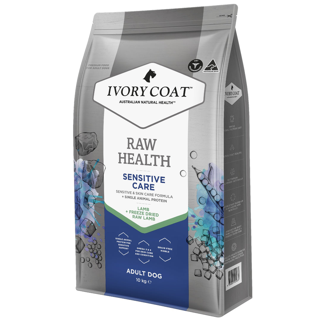 Ivory Coat K9 Raw Health Sensitive Care Lamb 10kg