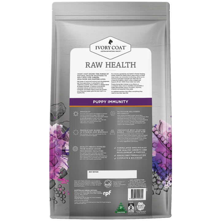 Ivory Coat K9 Raw Health Puppy Immunity Chicken 10kg