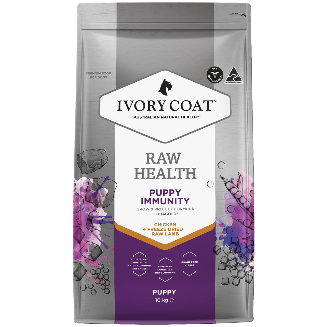 Ivory Coat K9 Raw Health Puppy Immunity Chicken 10kg