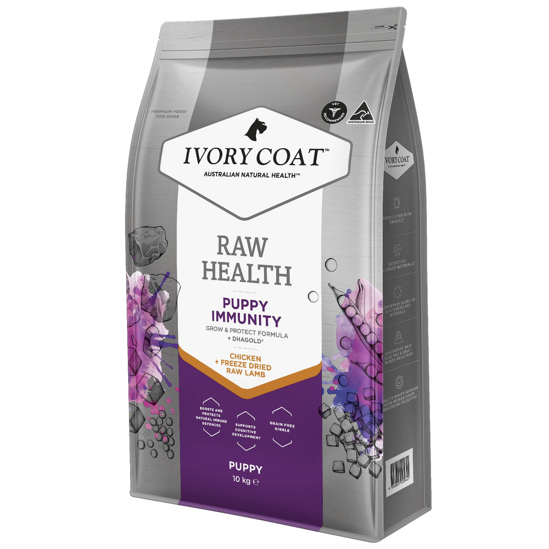 Ivory Coat K9 Raw Health Puppy Immunity Chicken 10kg