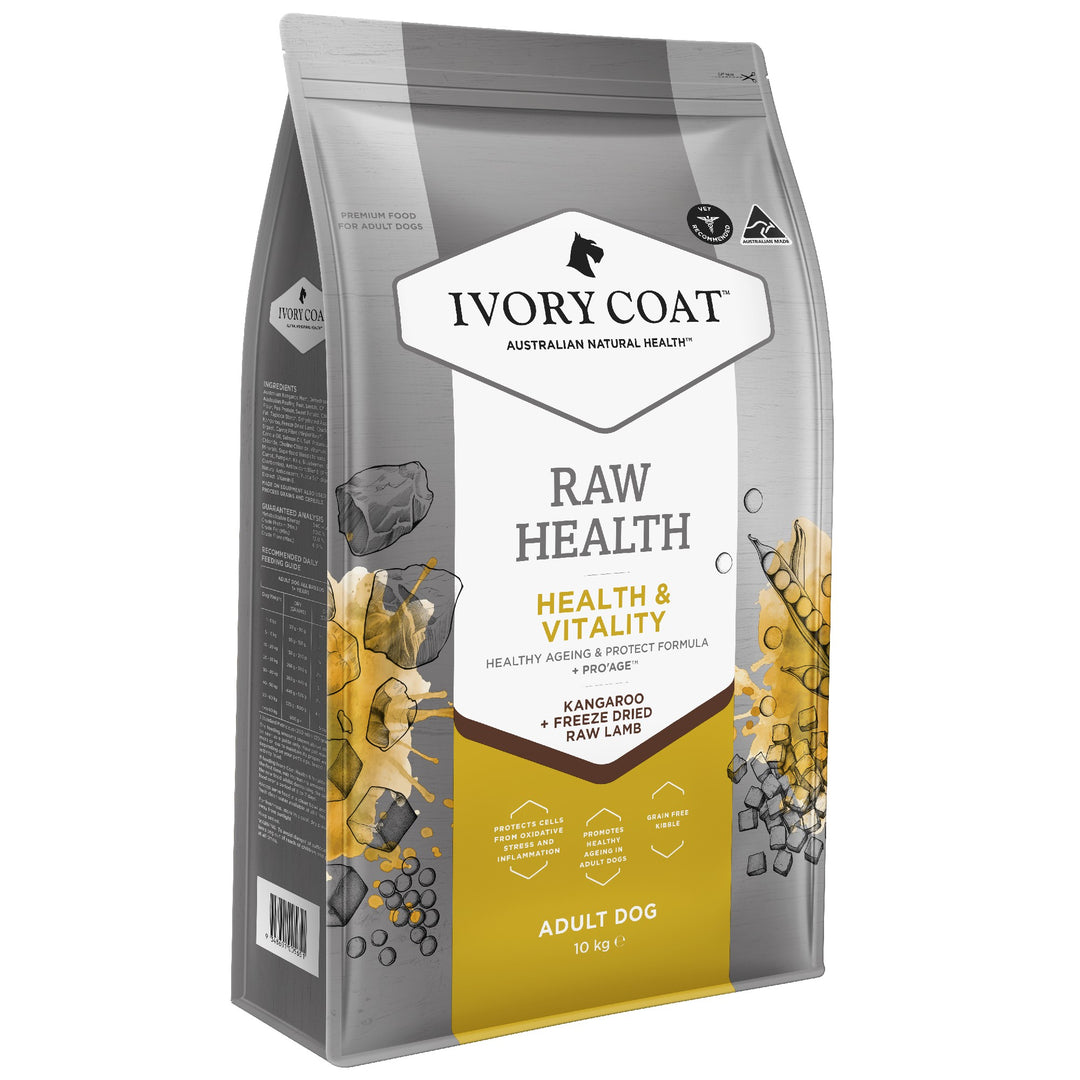 Ivory Coat K9 Raw Health Health & Vitality Kangaroo 10kg