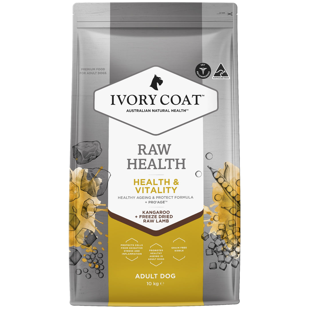 Ivory Coat K9 Raw Health Health & Vitality Kangaroo 10kg