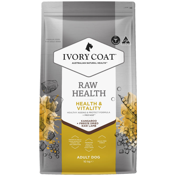 Ivory Coat K9 Raw Health Health & Vitality Kangaroo 10kg
