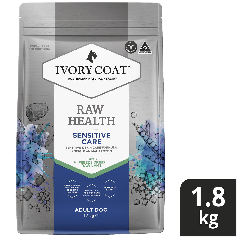 Ivory Coat K9 Raw Health Sensitive Care Lamb 1.8kg