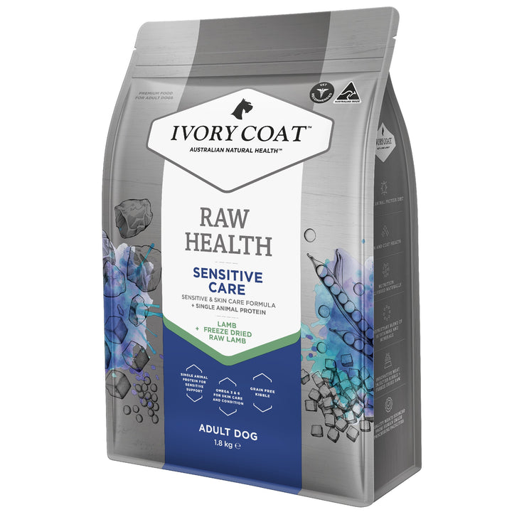 Ivory Coat K9 Raw Health Sensitive Care Lamb 1.8kg