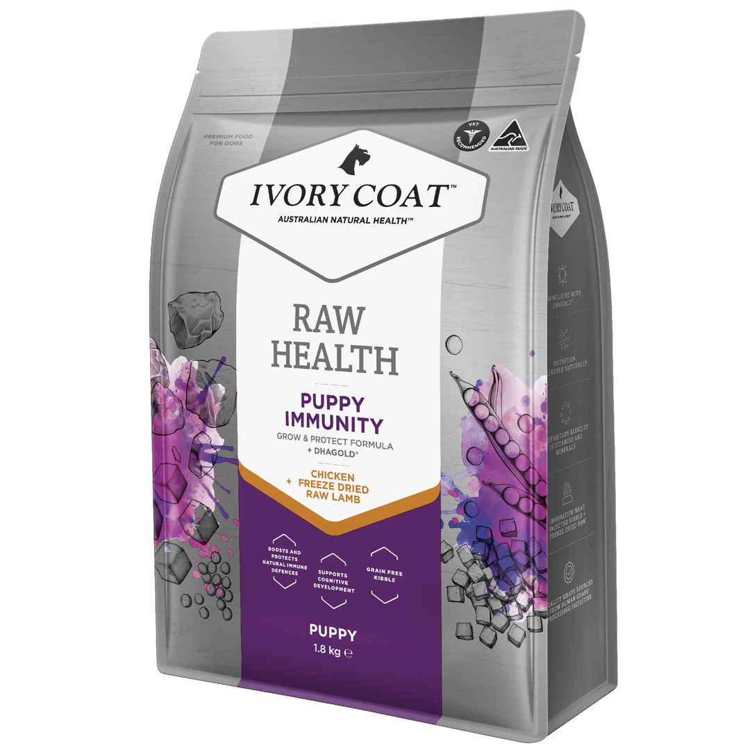 Ivory Coat K9 Raw Health Puppy Immunity 1.8kg