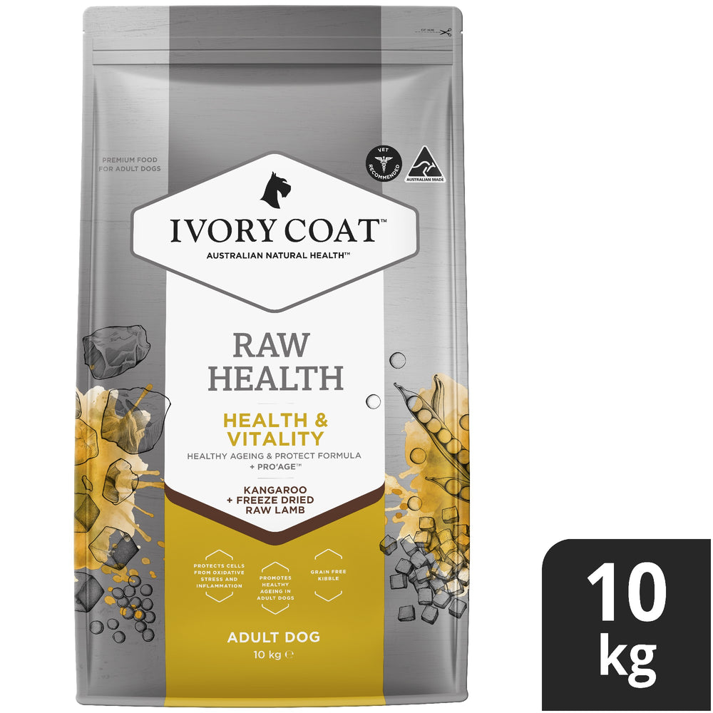 Ivory Coat K9 Raw Health Health & Vitality Kangaroo 1.8kg