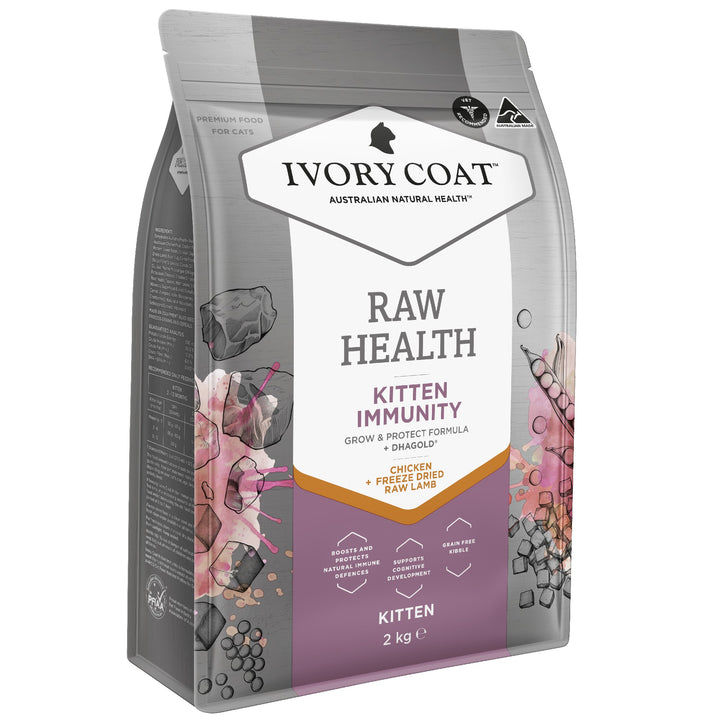Ivory Coat F/l Raw Health Kitten Immunity Chicken 2kg