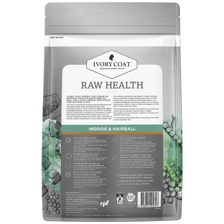 Ivory Coat F/l Raw Health Indoor & Hairball Chicken 2kg