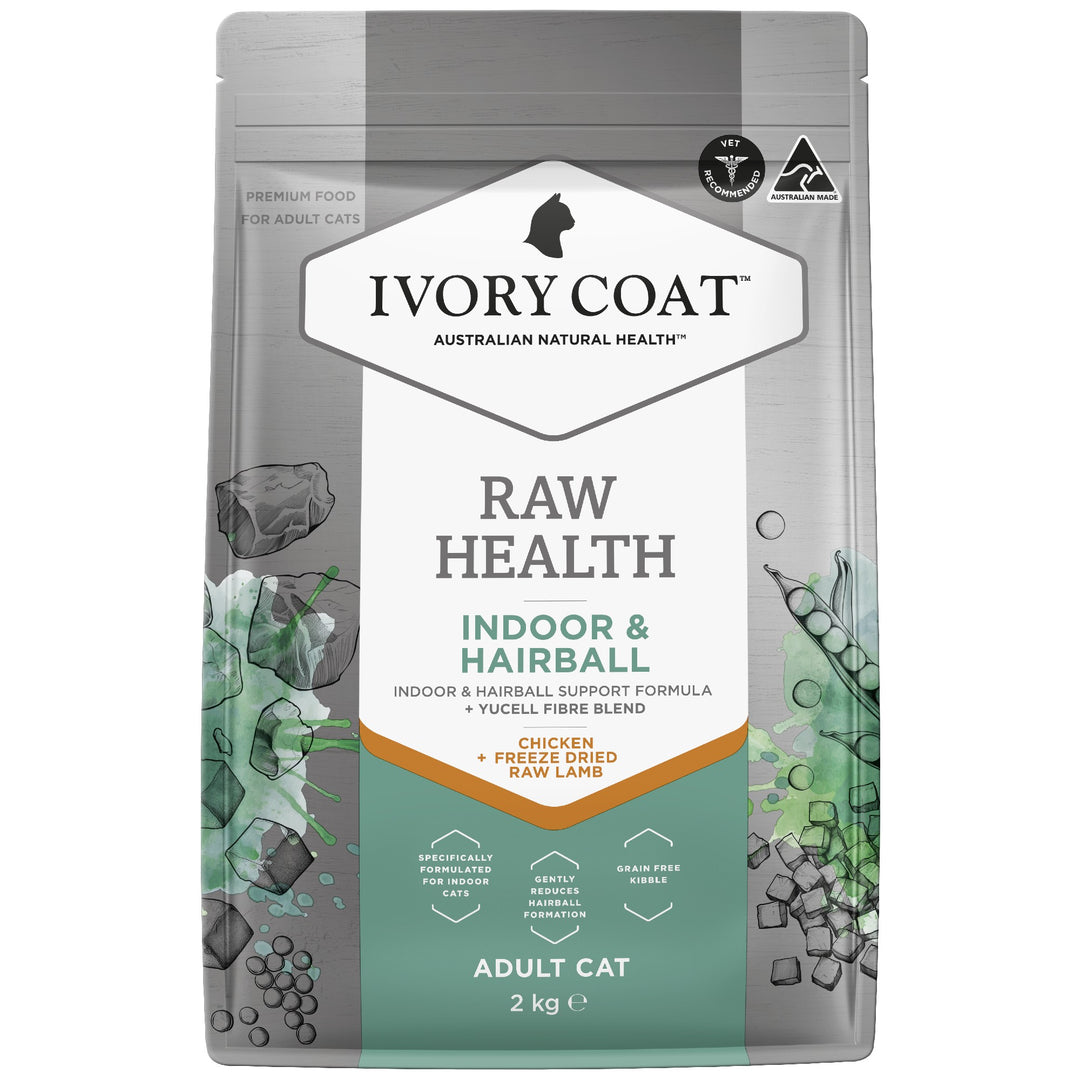 Ivory Coat F/l Raw Health Indoor & Hairball Chicken 2kg