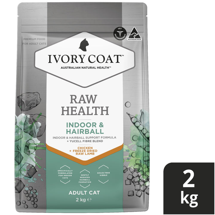 Ivory Coat F/l Raw Health Indoor & Hairball Chicken 2kg