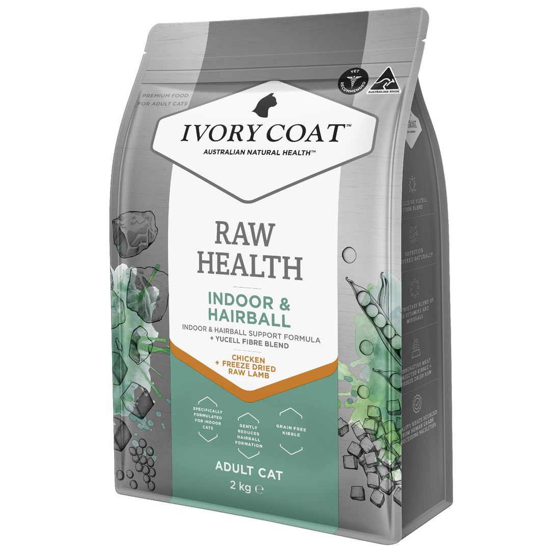 Ivory Coat F/l Raw Health Indoor & Hairball Chicken 2kg