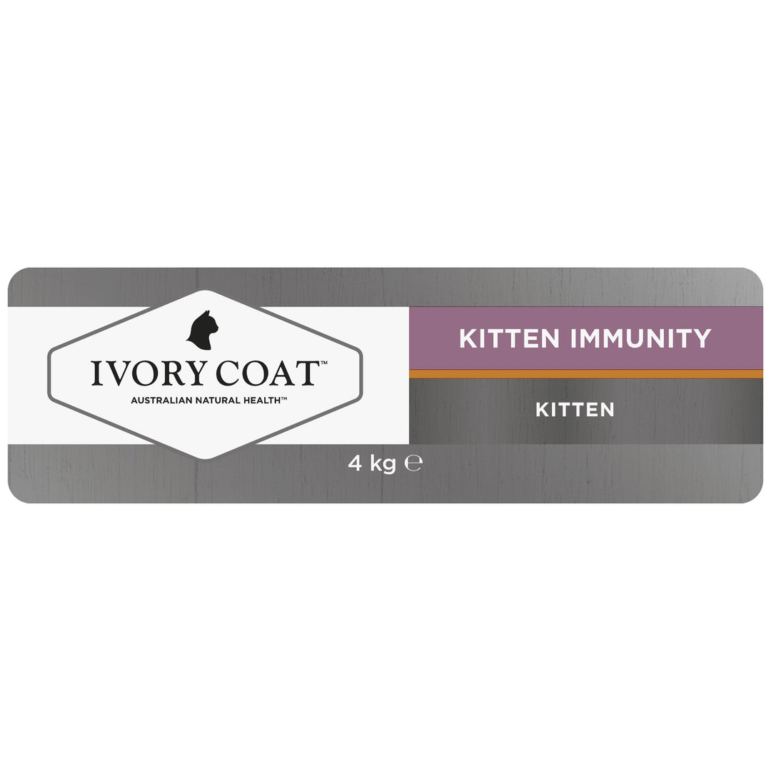Ivory Coat F/l Raw Health Kitten Immunity Chicken 4kg