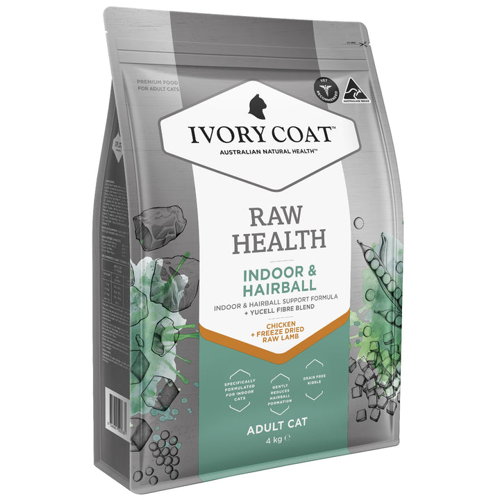 Ivory Coat F/l Raw Health Indoor & Hairball Chicken 4kg