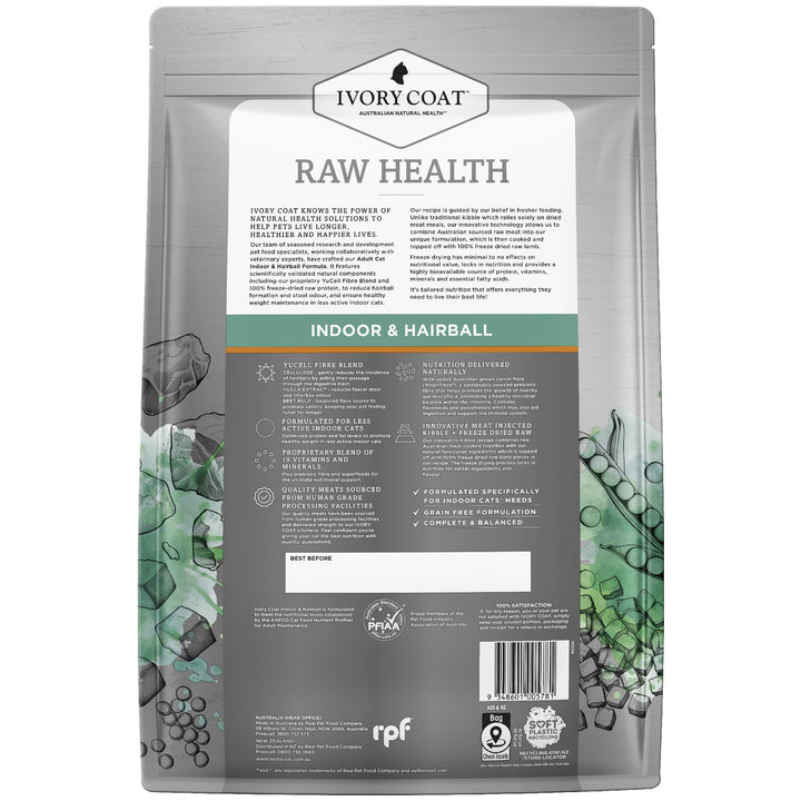Ivory Coat F/l Raw Health Indoor & Hairball Chicken 4kg