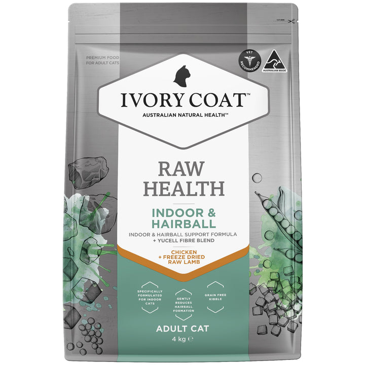 Ivory Coat F/l Raw Health Indoor & Hairball Chicken 4kg