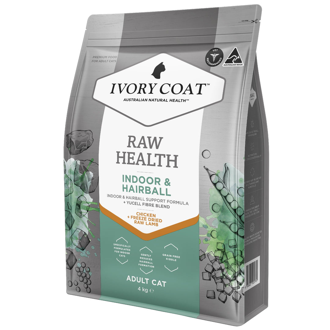 Ivory Coat F/l Raw Health Indoor & Hairball Chicken 4kg
