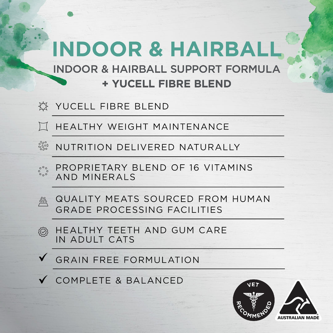 Ivory Coat F/l Inspired By Raw Indoor & Hairball Chicken 12x85g