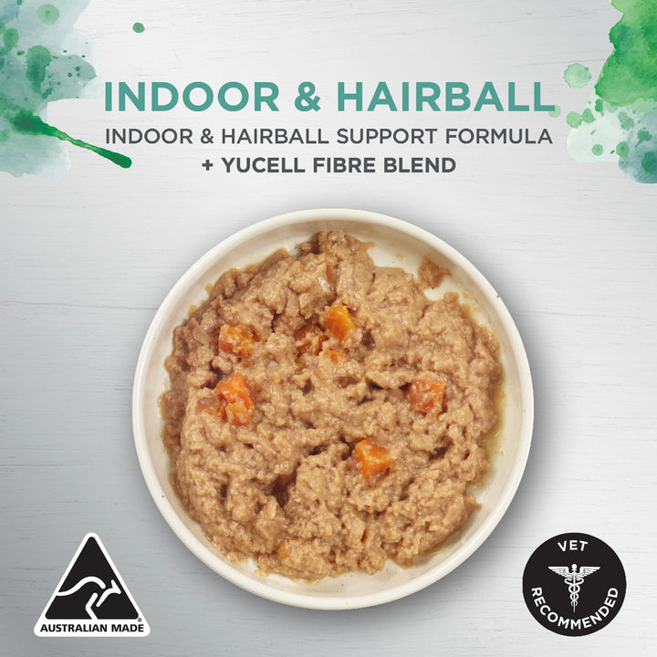 Ivory Coat F/l Inspired By Raw Indoor & Hairball Chicken 12x85g
