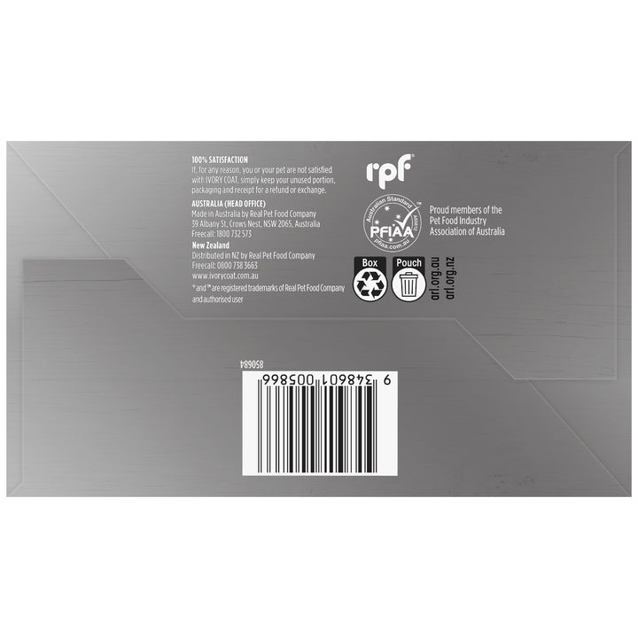 Ivory Coat F/l Inspired By Raw Indoor & Hairball Chicken 12x85g