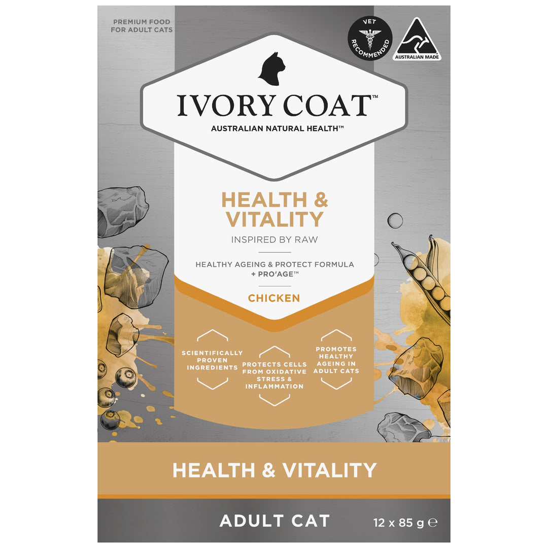 Ivory Coat F/l Inspired By Raw Health & Vitality Chicken 12x85g