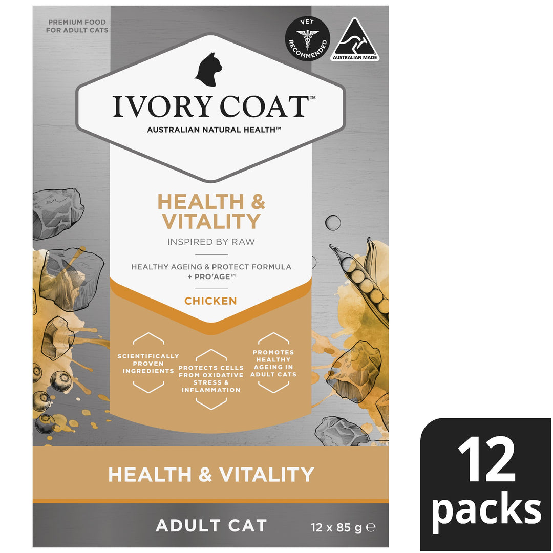 Ivory Coat F/l Inspired By Raw Health & Vitality Chicken 12x85g