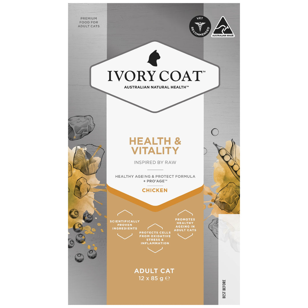 Ivory Coat F/l Inspired By Raw Health & Vitality Chicken 12x85g
