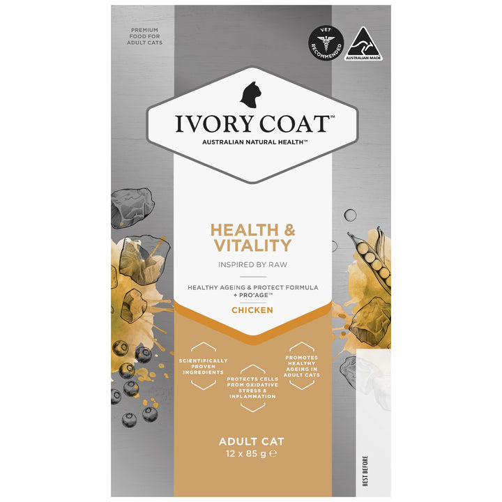 Ivory Coat F/l Inspired By Raw Health & Vitality Chicken 12x85g