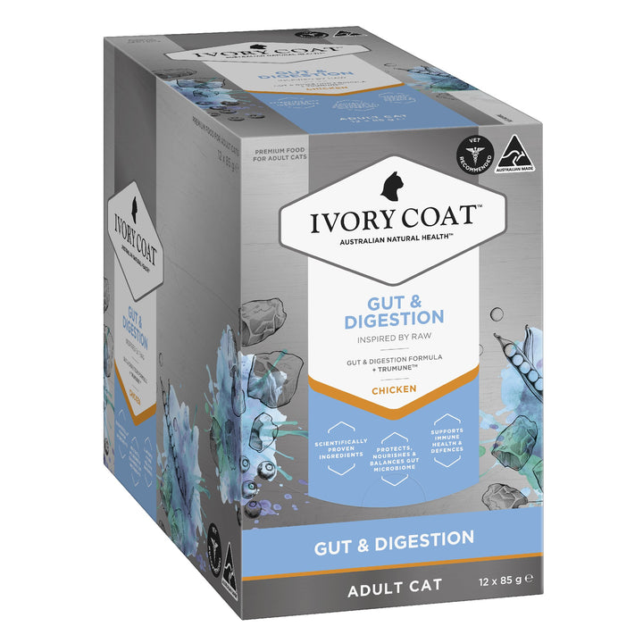 Ivory Coat F/l Inspired By Raw Gut & Digestion Chicken 12x85g