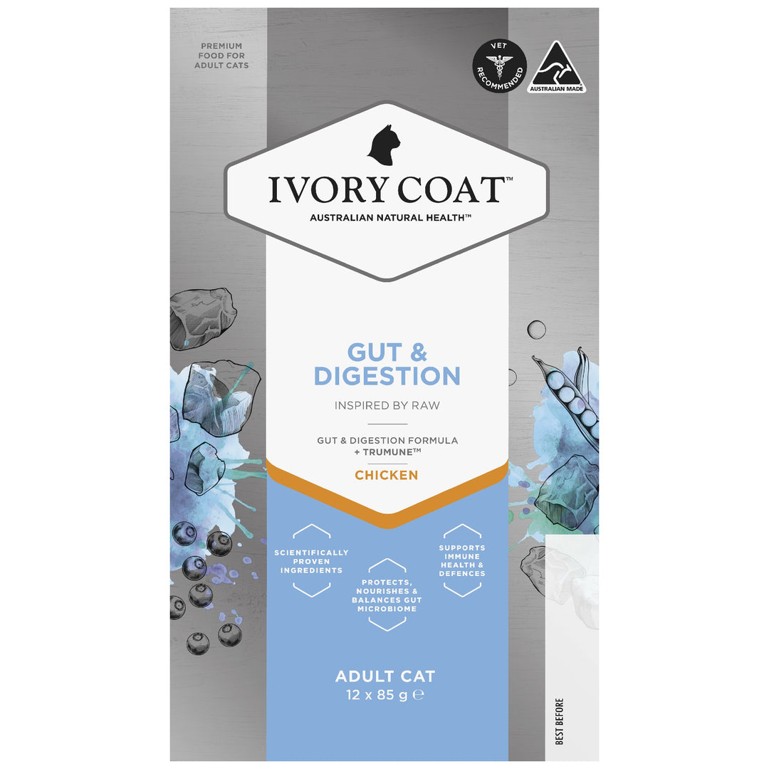 Ivory Coat F/l Inspired By Raw Gut & Digestion Chicken 12x85g