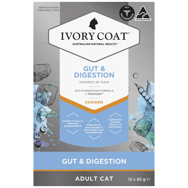 Ivory Coat F/l Inspired By Raw Gut & Digestion Chicken 12x85g
