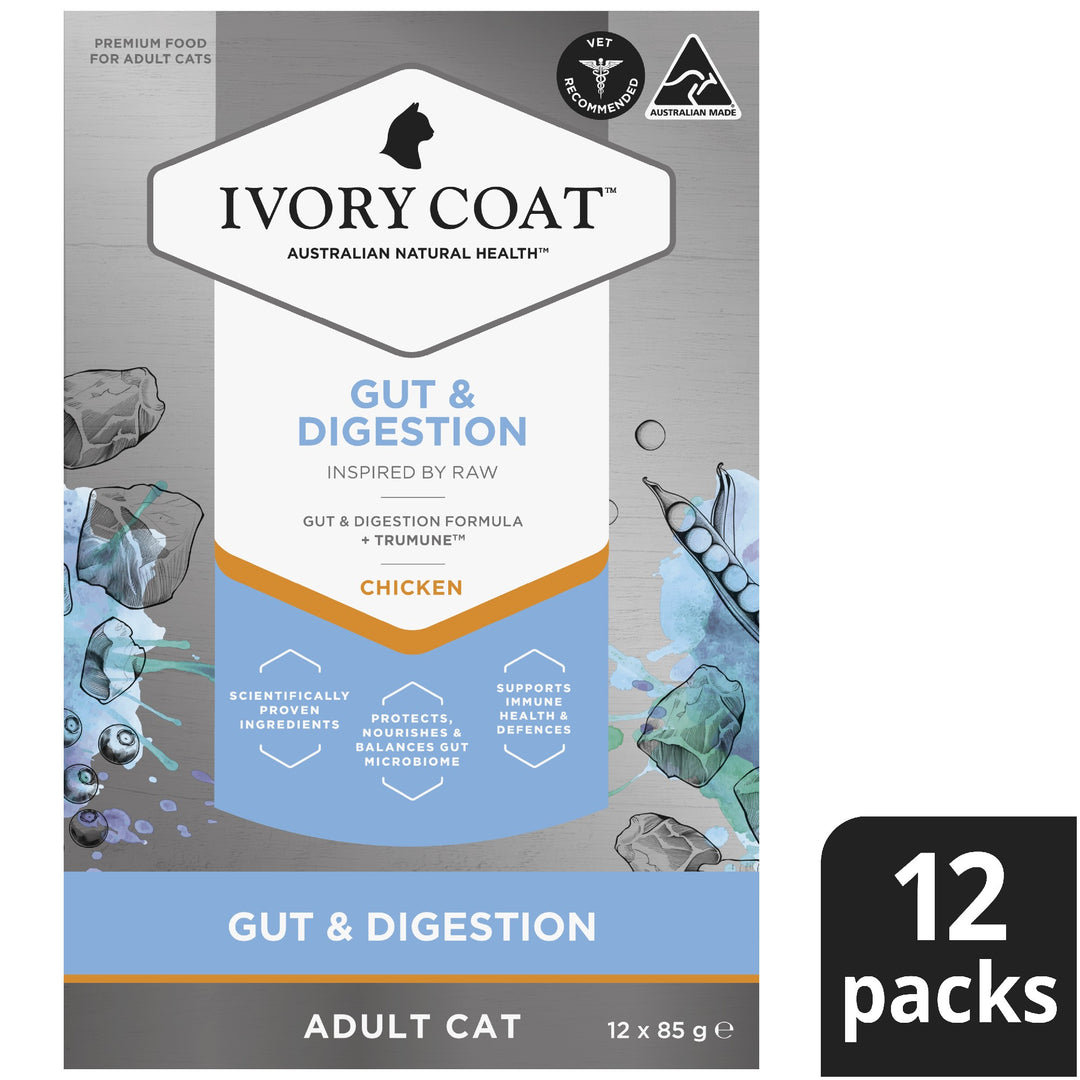 Ivory Coat F/l Inspired By Raw Gut & Digestion Chicken 12x85g