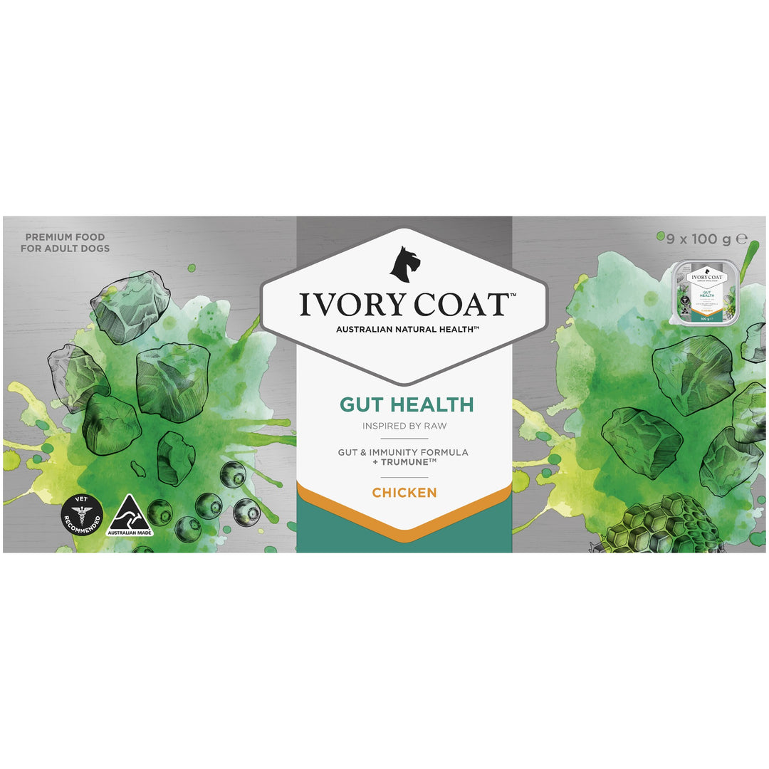 Ivory Coat K9 Inspired By Raw Gut Health Chicken 9x100g