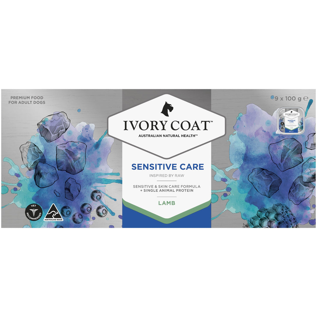 Ivory Coat K9 Inspired By Raw Sensitive Care Lamb 9x100g