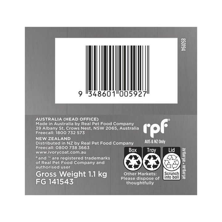 Ivory Coat K9 Inspired By Raw Health & Vitality Kangaroo 9x100g