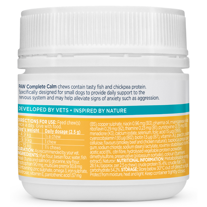 Paw Complete Calm Small Dog Chews 75g