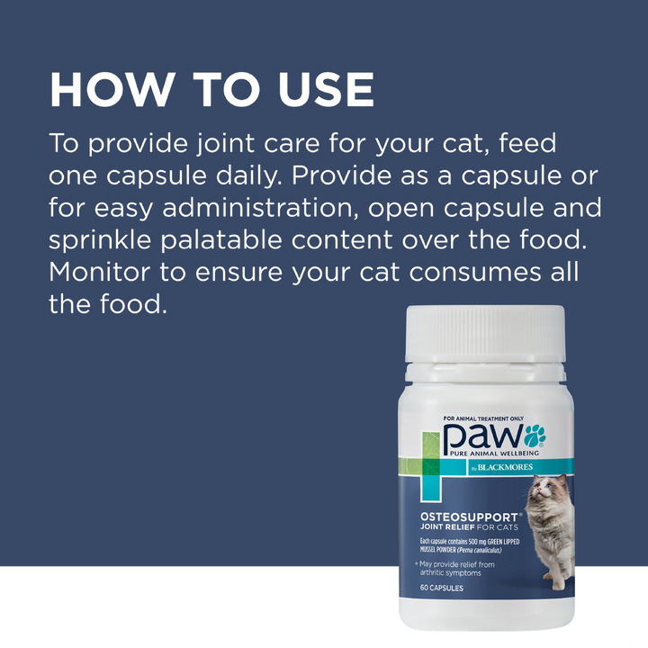 Paw Osteosupport Cats 60pk