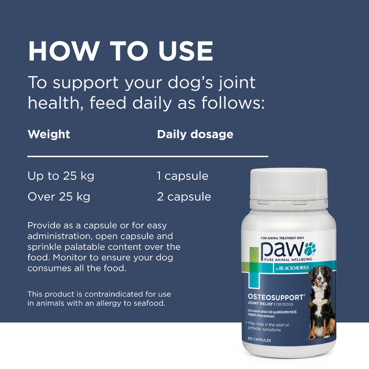 Paw Osteosupport Dogs 80pk