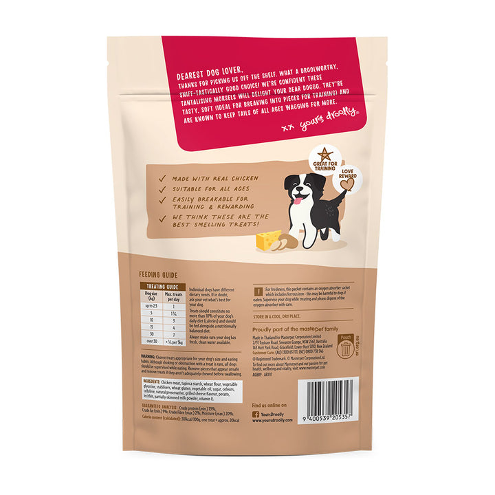 Yours Droolly Dog Treats Double Delights Potato & Cheese 150g