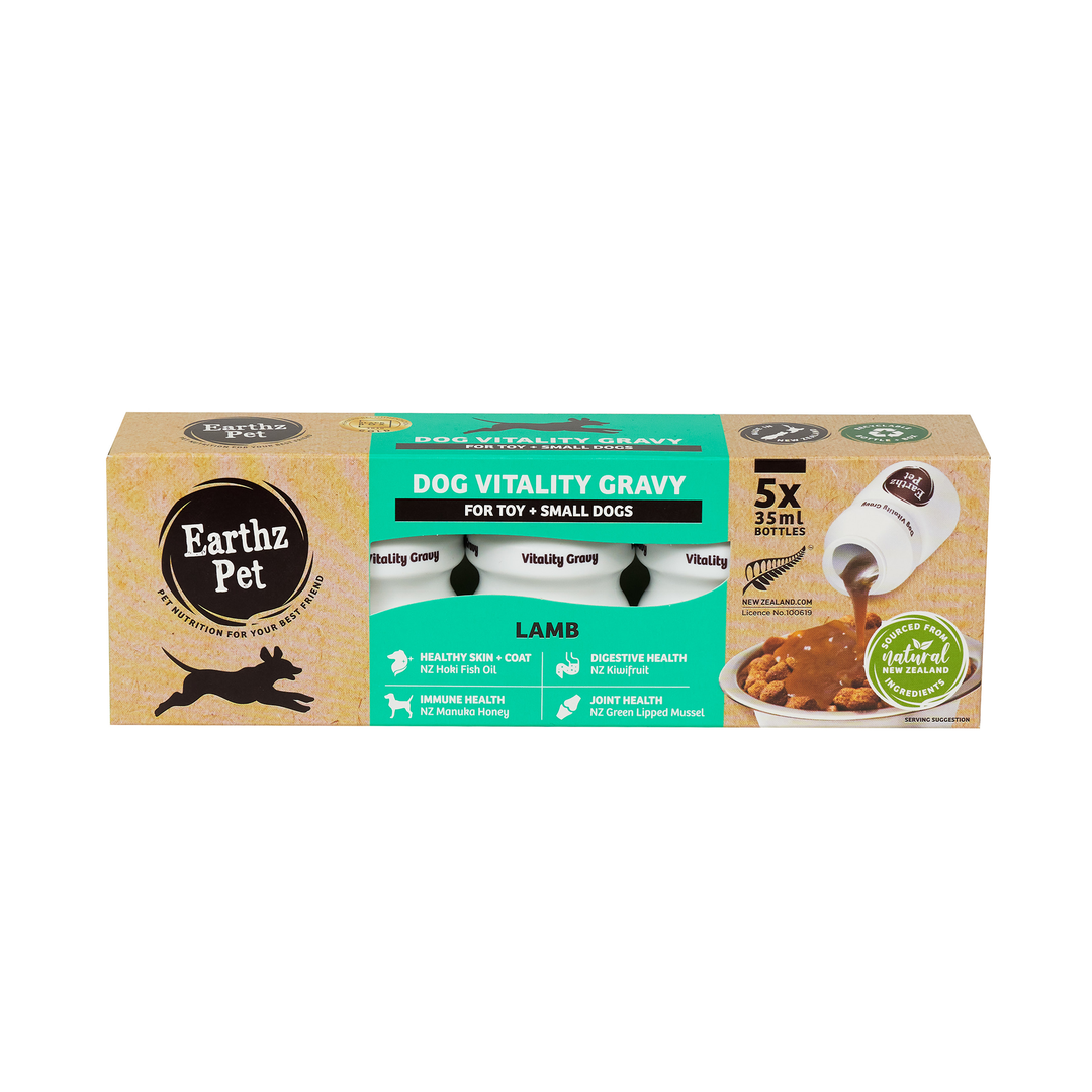 Earthz Pet Gravy 5x35ml Lamb Toy/sml Dogs