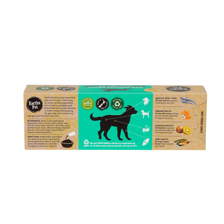 Earthz Pet Gravy 5x35ml Lamb Toy/sml Dogs Box Of 5x5x35ml