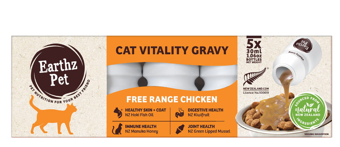Earthz Pet Gravy 5x30ml Chicken Cat