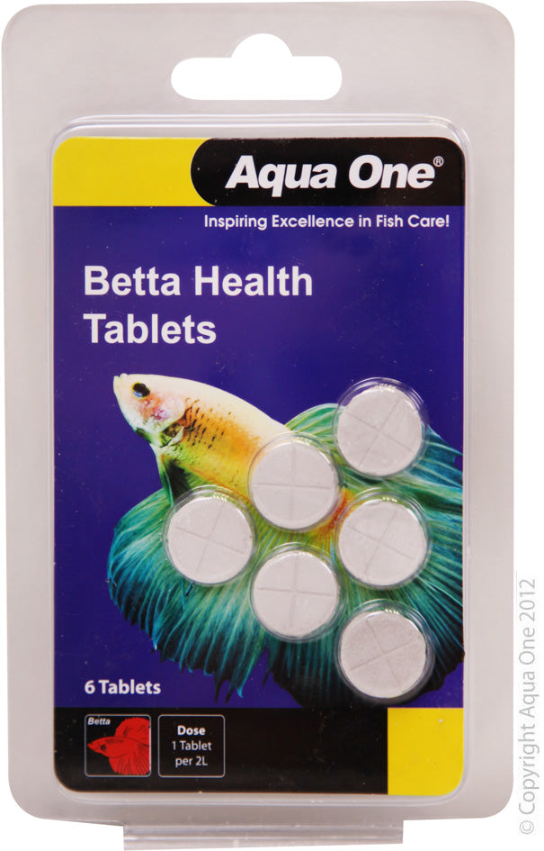 Aqua One Betta Health Tablets 6pk