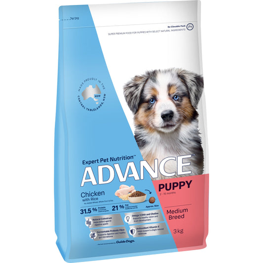 Advance Puppy Chicken With Rice Medium Breed 3kg