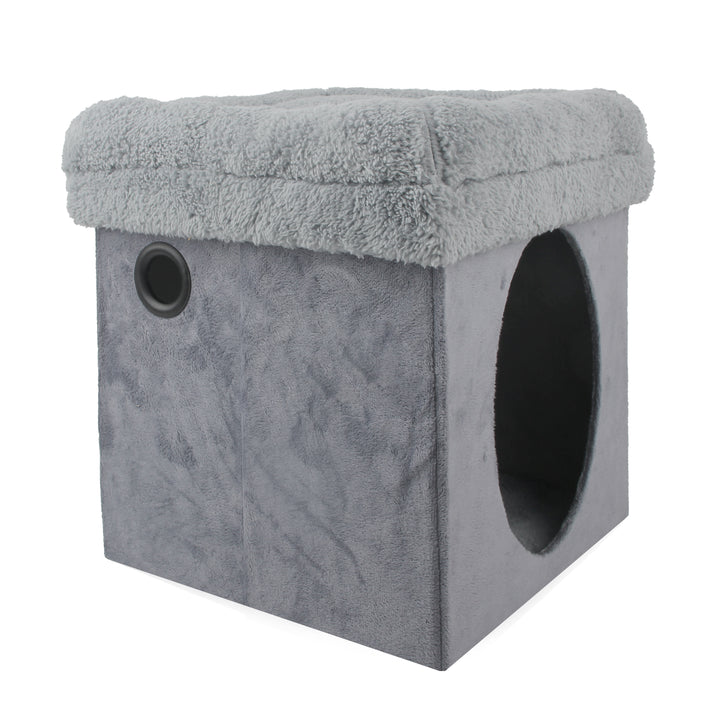 AFP 2 In 1 Cat Castle Grey